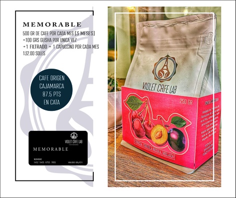 Membresía MEMORABLE